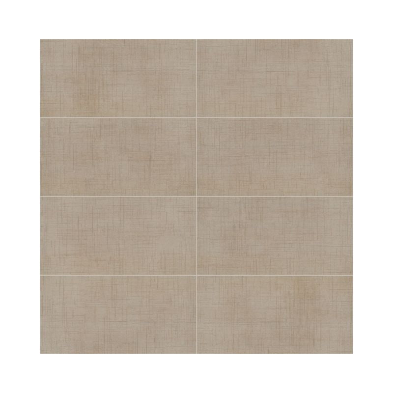 American Olean Stitchmark Cashmere Tan Fabric-Look Porcelain Tile - Rectangle