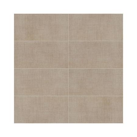 American Olean Stitchmark Cashmere Tan Fabric-Look Porcelain Tile - Rectangle