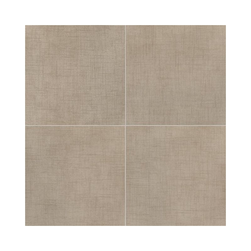 American Olean Stitchmark Cashmere Tan Fabric-Look Porcelain Tile - Square