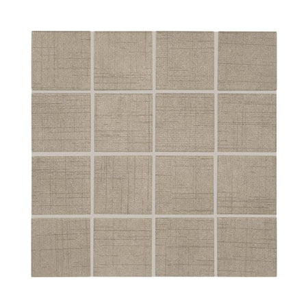 American Olean Stitchmark Cashmere Tan Fabric-Look Porcelain Tile - Straight Joint