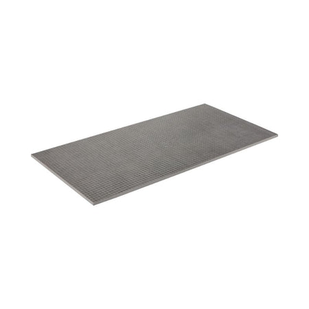 American Olean Stitchmark Jersey Gray Fabric-Look Porcelain Tile - Rectangle Flat (back)