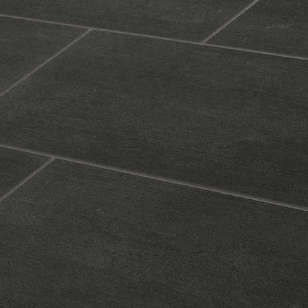 American Olean Theoretical Evolved Abstract Black Concrete-Look Porcelain Tile - Quality Home Distribution