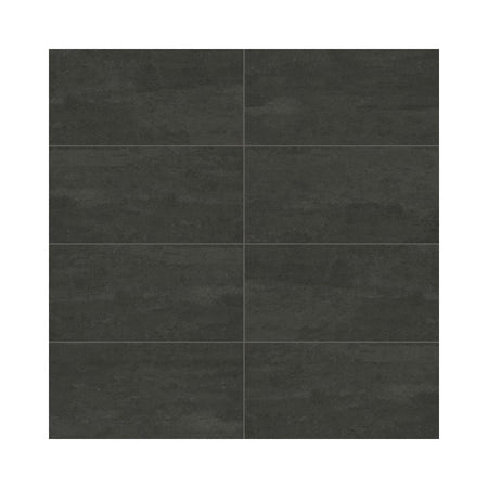 American Olean Theoretical Evolved Abstract Black Concrete-Look Porcelain Tile - Quality Home Distribution