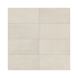 American Olean Theoretical Evolved Candid Cream Concrete-Look Porcelain Tile - Matte Rectangle
