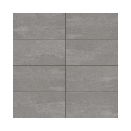 American Olean Theoretical Evolved Creative Gray Concrete-Look Porcelain Tile - Textured Rectangle