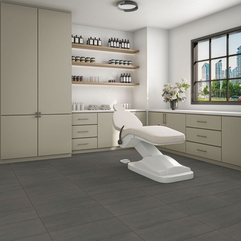 American Olean Theoretical Evolved Eternity Blue Concrete-Look Porcelain Tile