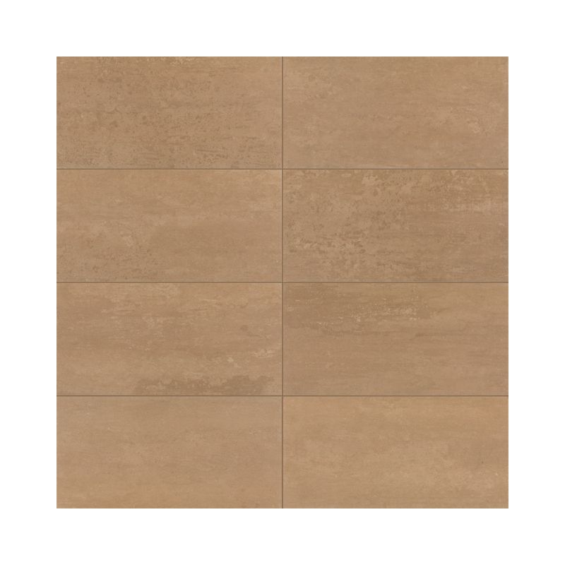 American Olean Theoretical Evolved Glowing Apricot Concrete-Look Porcelain Tile - Rectangle