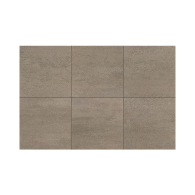 American Olean Theoretical Evolved Hibernate Brown Concrete-Look Porcelain Tile - Square