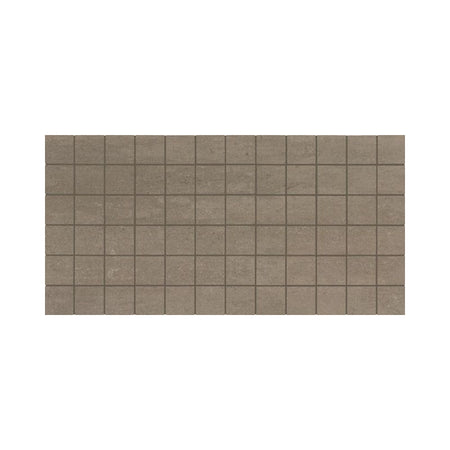 American Olean Theoretical Evolved Hibernate Brown Concrete-Look Porcelain Tile - Straight Joint