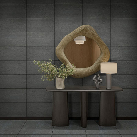 American Olean Theoretical Evolved Imaginative Gray Concrete-Look Porcelain Tile - Lifestyle 2
