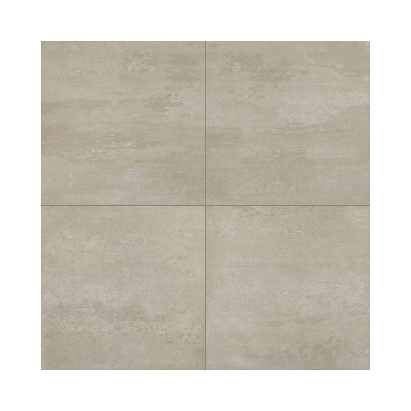 American Olean Theoretical Evolved Reflective Taupe Concrete-Look Porcelain Tile