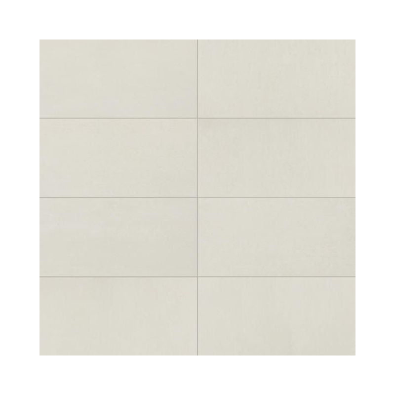 American Olean Theoretical Evolved Wishful White Concrete-Look Porcelain Tile - Textured Rectangle