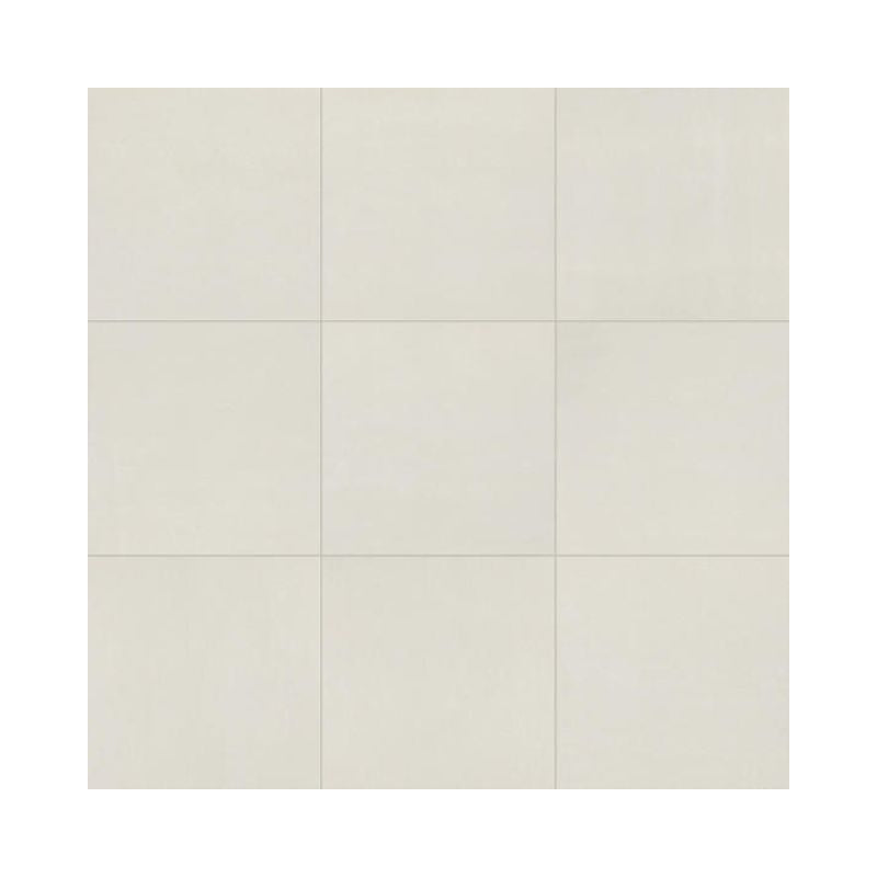 American Olean Theoretical Evolved Wishful White Concrete-Look Porcelain Tile - Square