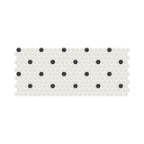 American Olean Unglazed Mosaics Ice White/Black Porcelain Tile - Quality Home Distribution