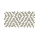 American Olean Unglazed Mosaics Ice White/Light Smoke Diamond Porcelain Tile - Quality Home Distribution