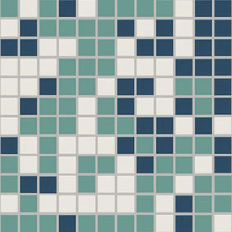 American Olean Unglazed Mosaics Optimistic Blend Porcelain Tile
