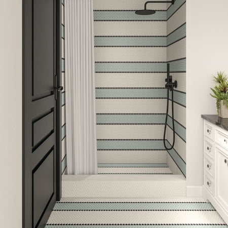 American Olean Unglazed Mosaics Restore Porcelain Tile - Lifestyle