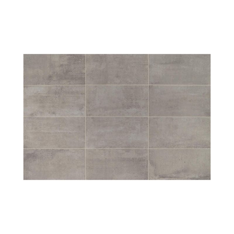 American Olean Union Industrial Gray Concrete-Look Porcelain Tile - Rectangle