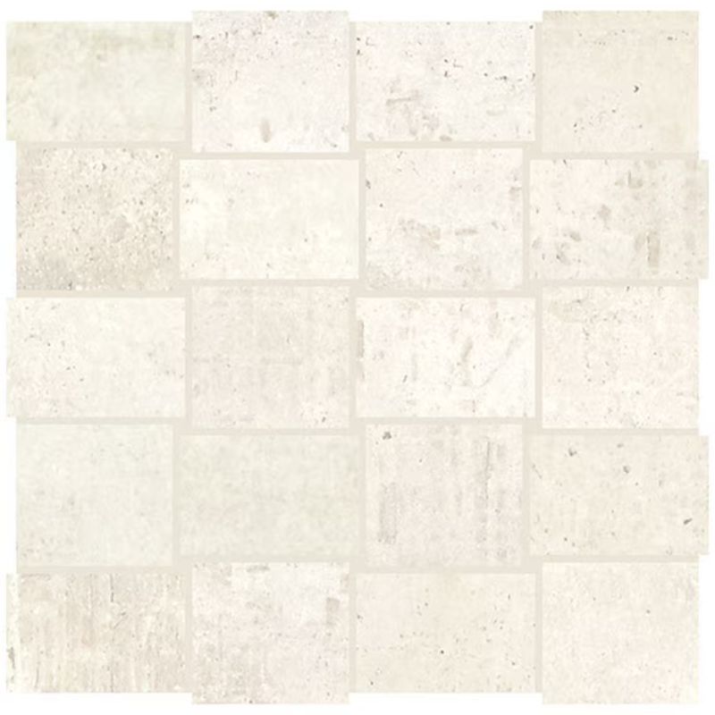 American Olean Union Platinum White Concrete-Look Porcelain Tile - Square
