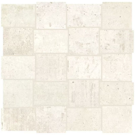 American Olean Union Platinum White Concrete-Look Porcelain Tile - Square