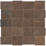 American Olean Union Rusted Brown Concrete-Look Porcelain Tile - Modern Weave