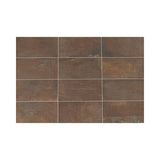 American Olean Union Rusted Brown Concrete-Look Porcelain Tile - Rectangle
