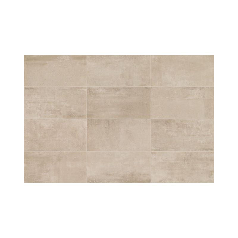 American Olean Union Weathered Beige Concrete-Look Porcelain Tile - Rectangle