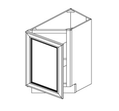 JWQ Base Angle Corner Cabinet - Multiple Styles & Finishes