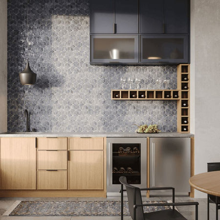 Cubitac Montclair Cashmere Shaker Kitchen Cabinets - Lifestyle
