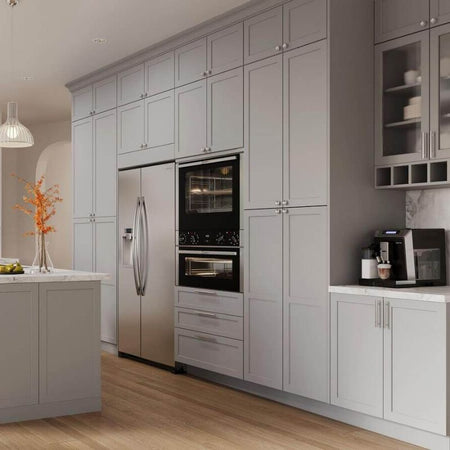 Cubitac Bolt Lace Shaker Kitchen Cabinets - Lifestyle