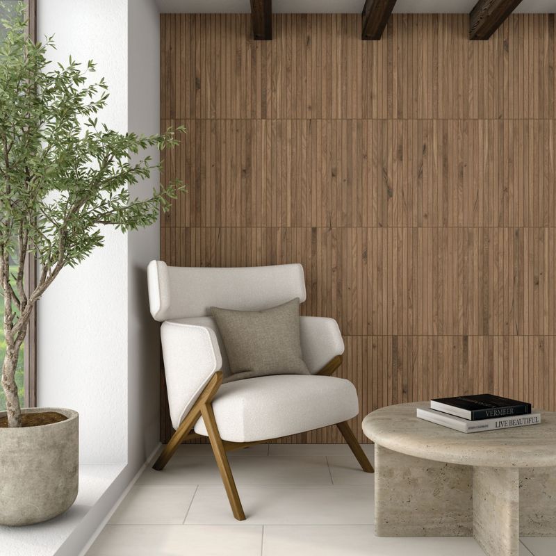 Daltile Acreage Stetson Wood-Look Porcelain Tile - Stacked