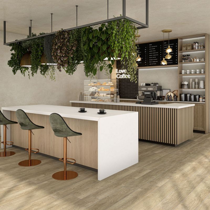 Daltile Elixen Sonoma Oak Luxury Vinyl Flooring - Plank Lifestyle