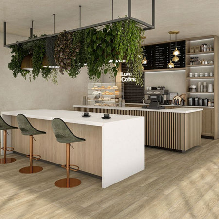 Daltile Elixen Sonoma Oak Luxury Vinyl Flooring - Plank Lifestyle