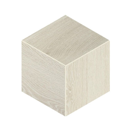 Daltile Emerson Wood Ash White Wood-Look Porcelain Tile - 3D Cube