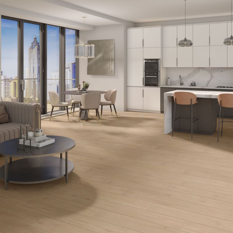 Daltile Pines Terrace Sugar Wood-Look Porcelain Tile