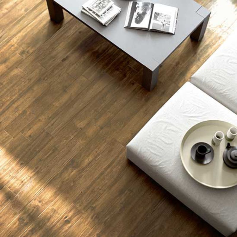 Daltile Saddle Brook Farmhouse Wood-Look Porcelain Tile - Plank Lifestyle