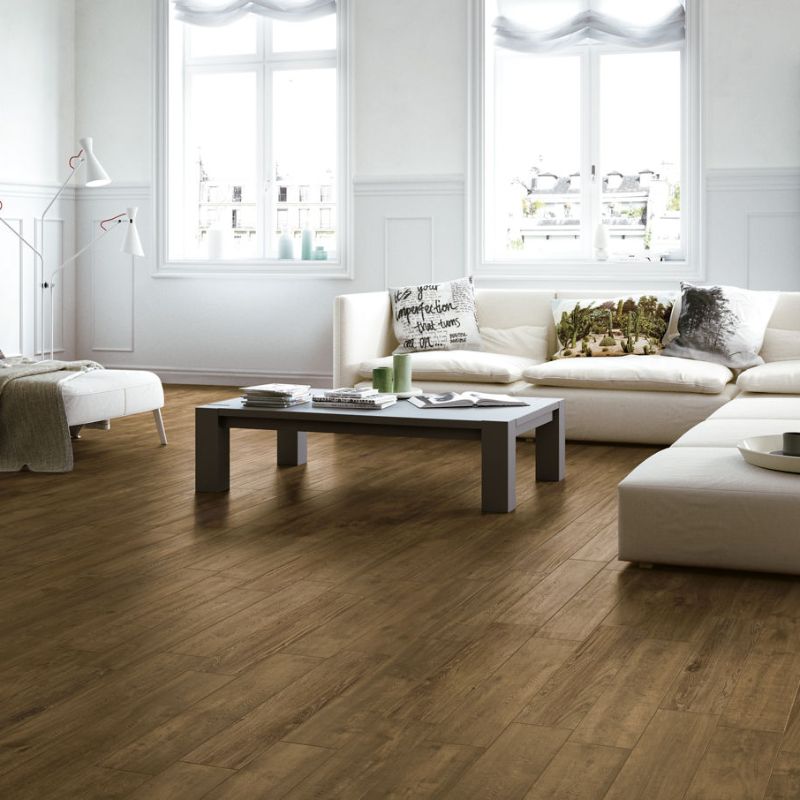Daltile Saddle Brook Farmhouse Wood-Look Porcelain Tile - Plank Lifestyle