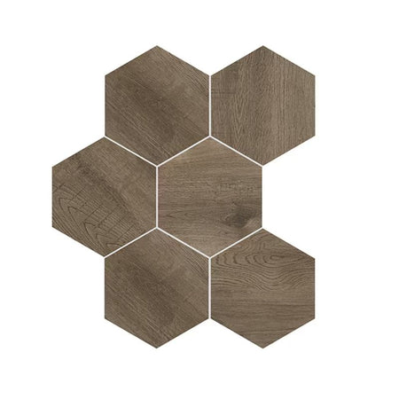 Daltile Sleigh Creek Carriage Wood-Look Porcelain Tile - Hexagon