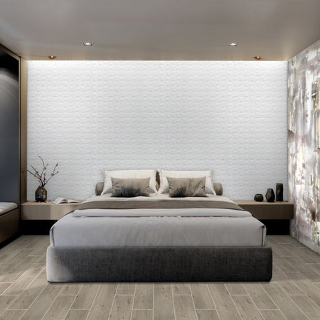Daltile Sleigh Creek Stagecoach Wood-Look Porcelain Tile - Lifestyle