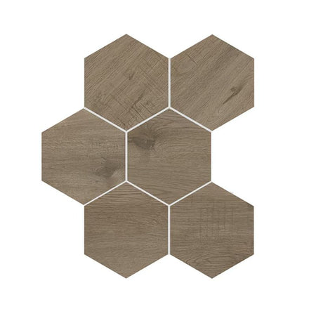 Daltile Sleigh Creek Wagon Wood-Look Porcelain Tile - Hexagon