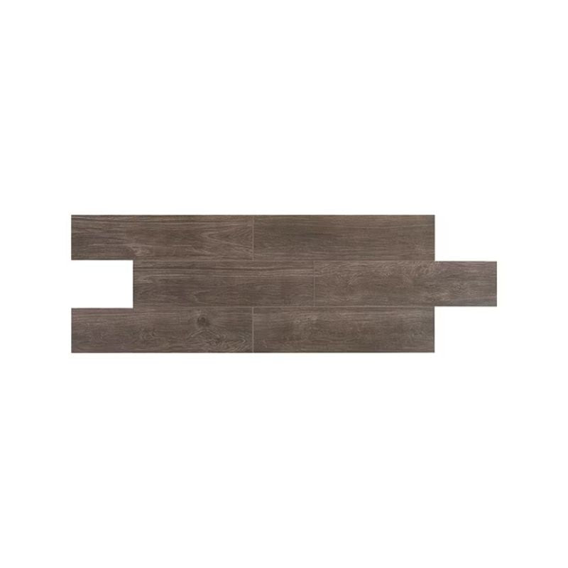 Daltile Willow Bend Smoky Brown Wood-Look Porcelain Tile - Plank