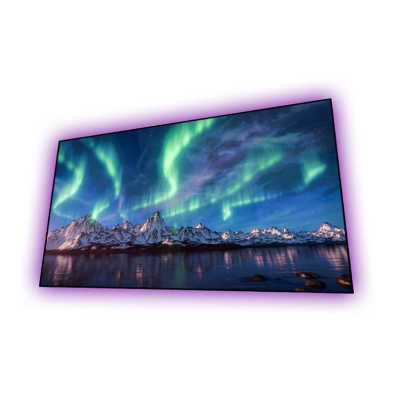 EluneVision Aurora 4K Ambient Light Rejection NanoEdge Screen | 2.35:1 Cinema Scope Format - QHD-EV-ZL-150-1.3-2.35 - Quality Home Distribution