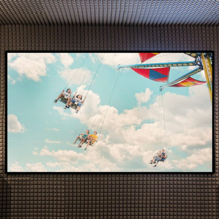 EluneVision Reference Studio 4K AudioWeave Slim Fixed - Frame Screen | 2.35:1 Cinema Scope Format - Quality Home Distribution