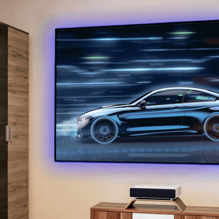 EluneVision Reference Studio 8K Ultra Short Throw NanoEdge Screen - QHD-EV-UST-100-8K - Quality Home Distribution