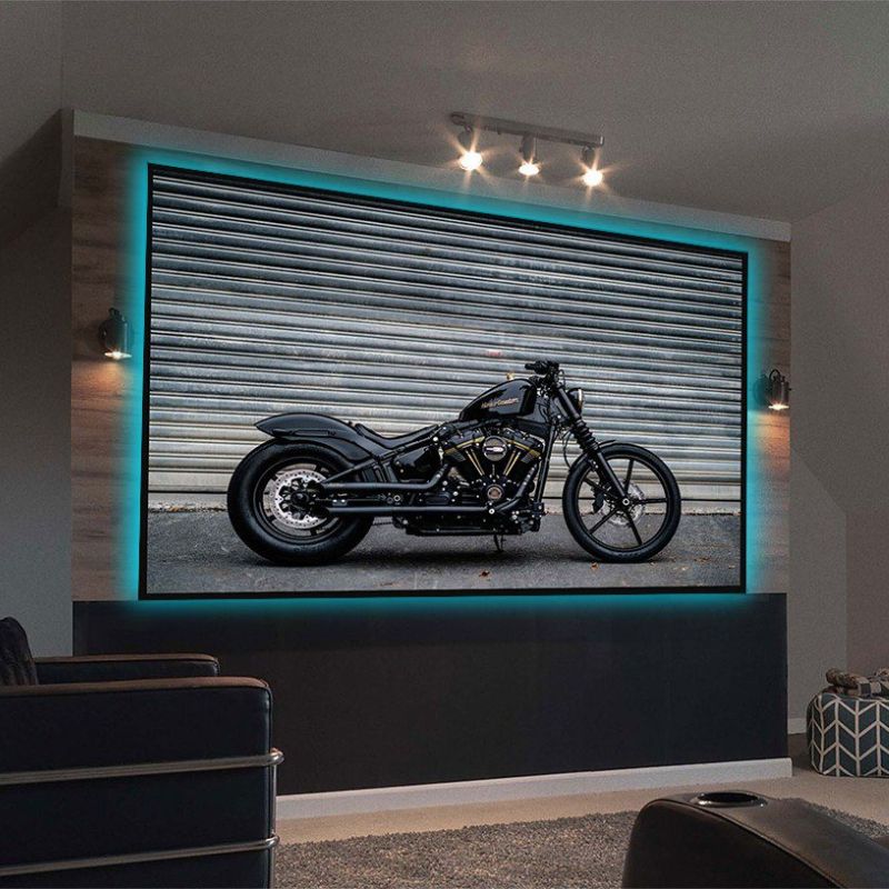 EluneVision Reference Studio 8K Ultra Short Throw NanoEdge Screen - QHD-EV-UST-100-8K - Quality Home Distribution