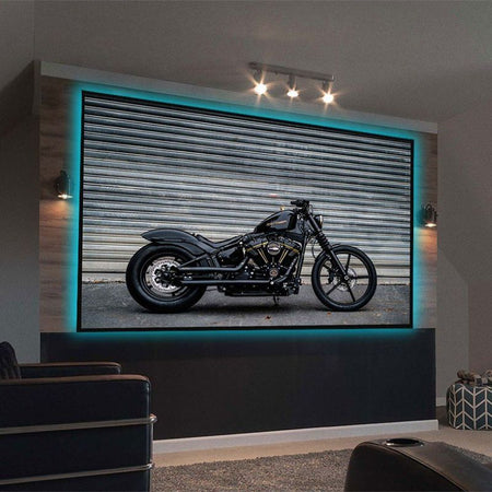 EluneVision Reference Studio 8K Ultra Short Throw NanoEdge Screen - QHD-EV-UST-100-8K - Quality Home Distribution
