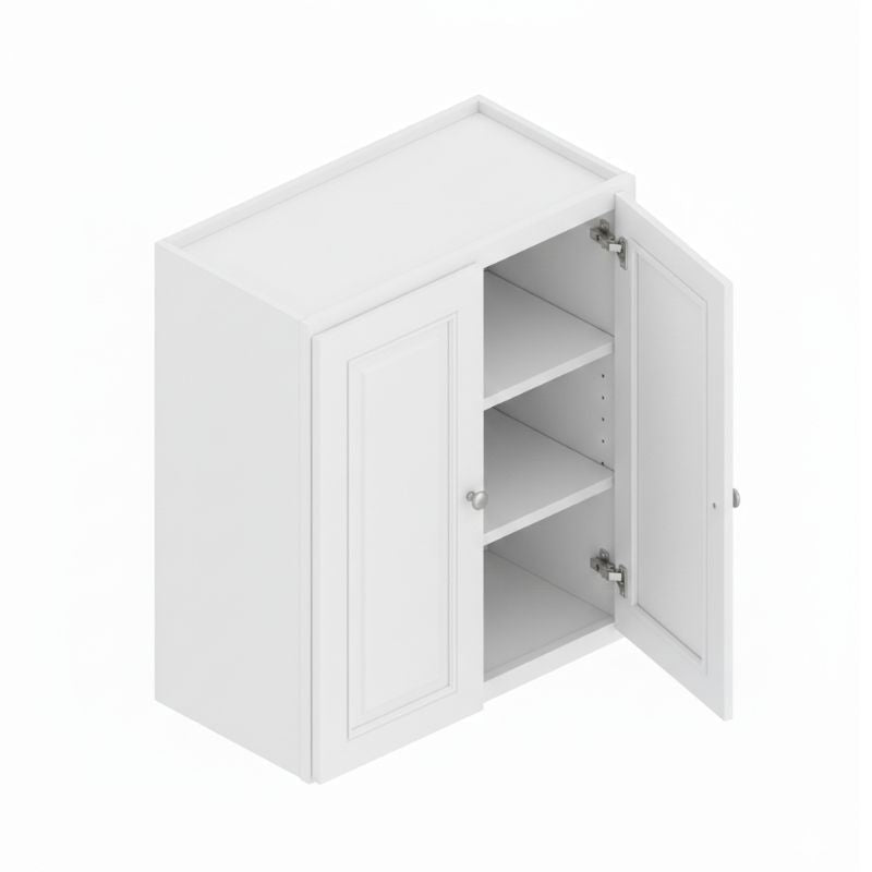 JWQ 30" High Double Door Wall Cabinet - 24" to 36" Wide Standard Storage - JWQ-W2430-CW - Quality Home Distribution