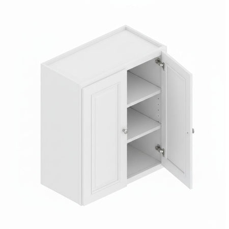 JWQ 30" High Double Door Wall Cabinet - 24" to 36" Wide Standard Storage - JWQ-W2430-CW - Quality Home Distribution