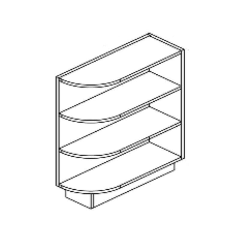 JWQ 9" Base End Shelf Cabinet - Multiple Finishes - JWQ-BES09-CW - Quality Home Distribution