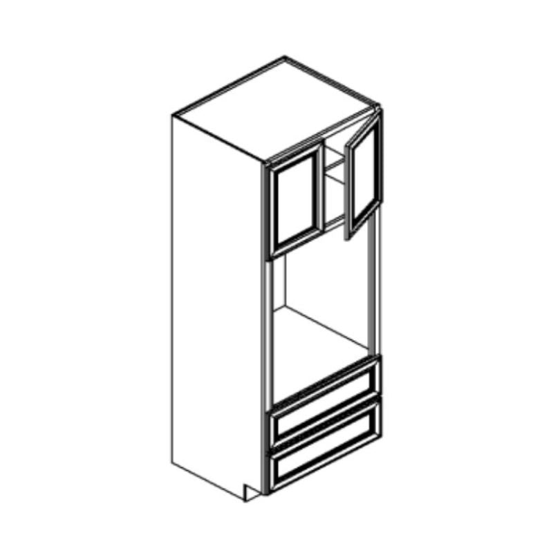 JWQ Double Wall Oven Pantry - 33" Wide Cabinet - Quality Home Distribution